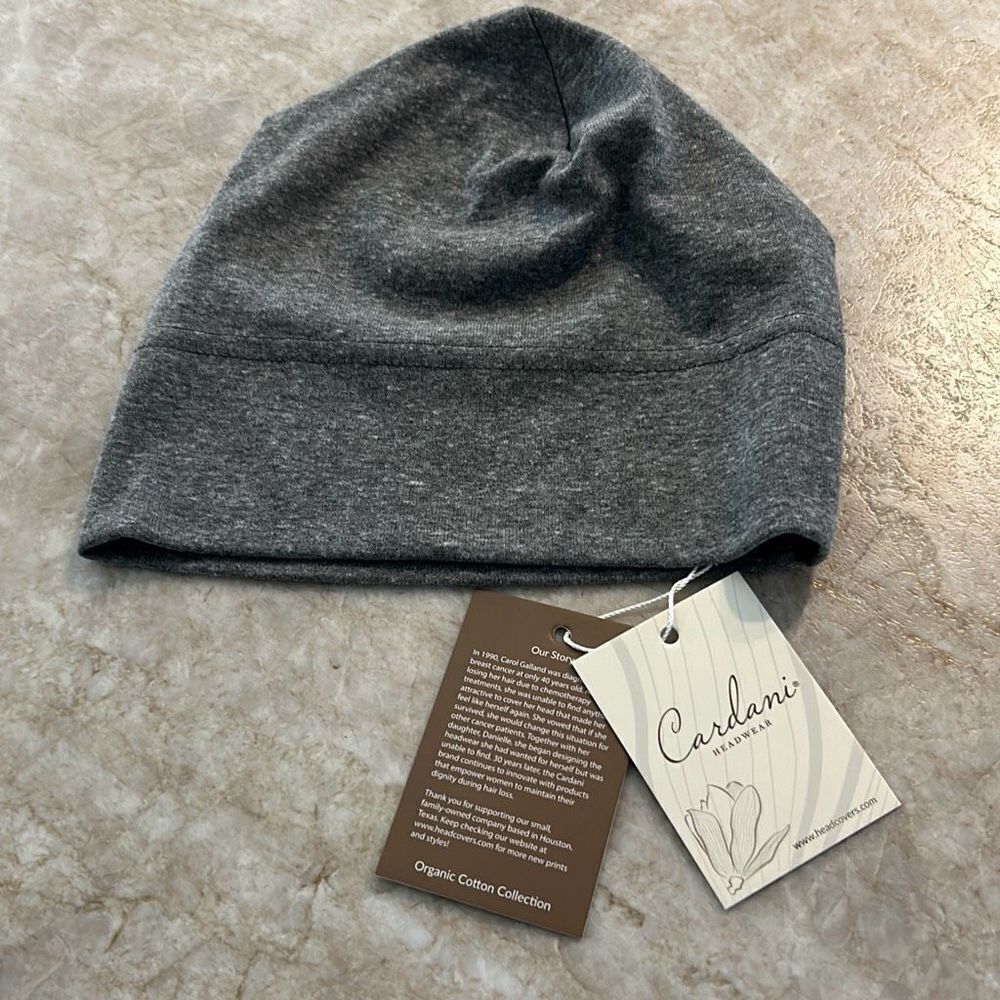 Charcoal Gray Cotton Cap NWT